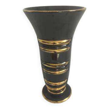 Art Deco vase by Saint Clément signed B. Letalle