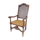Fauteuil antique en chêne, années 1920
