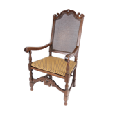 Fauteuil antique en chêne, années 1920