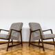 Kvadrat Customizable Pair Of Restored Mid Century Armchairs, 1960s