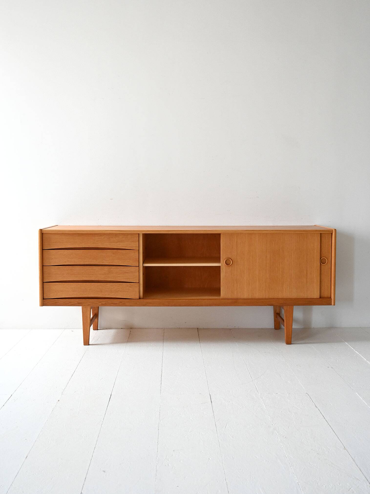 Swedish “Ulvo” Oak Sideboard by Erik Wørts for IKEA, 1960s