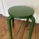Tabouret Style Alvar Aalto vert