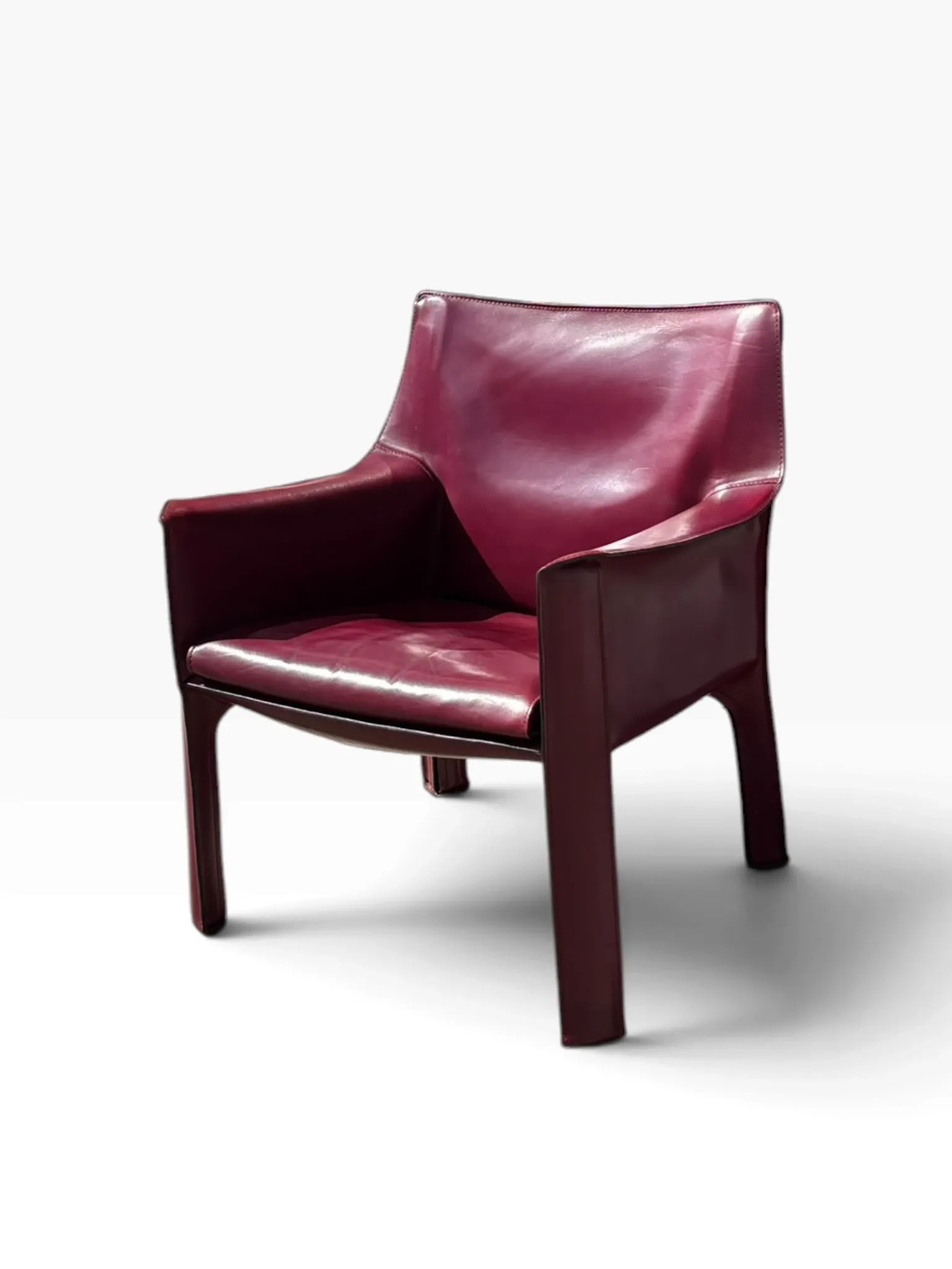 Fauteuil Cab 414 par Mario Bellini pour Cassina