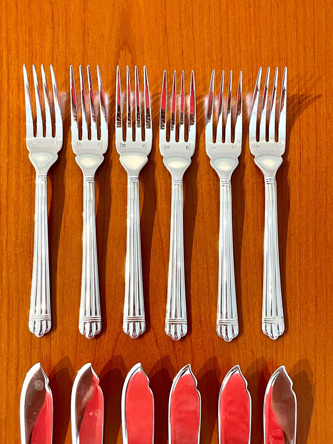 Christofle aria 6 fish cutlery set (12 pieces)