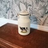 Enamelled milk broc