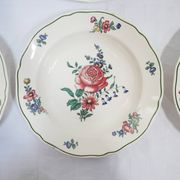Series of 8 vintage hollow plates edited by Villeroy and Boch