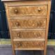Commode art deco 1930 marqueterie damier