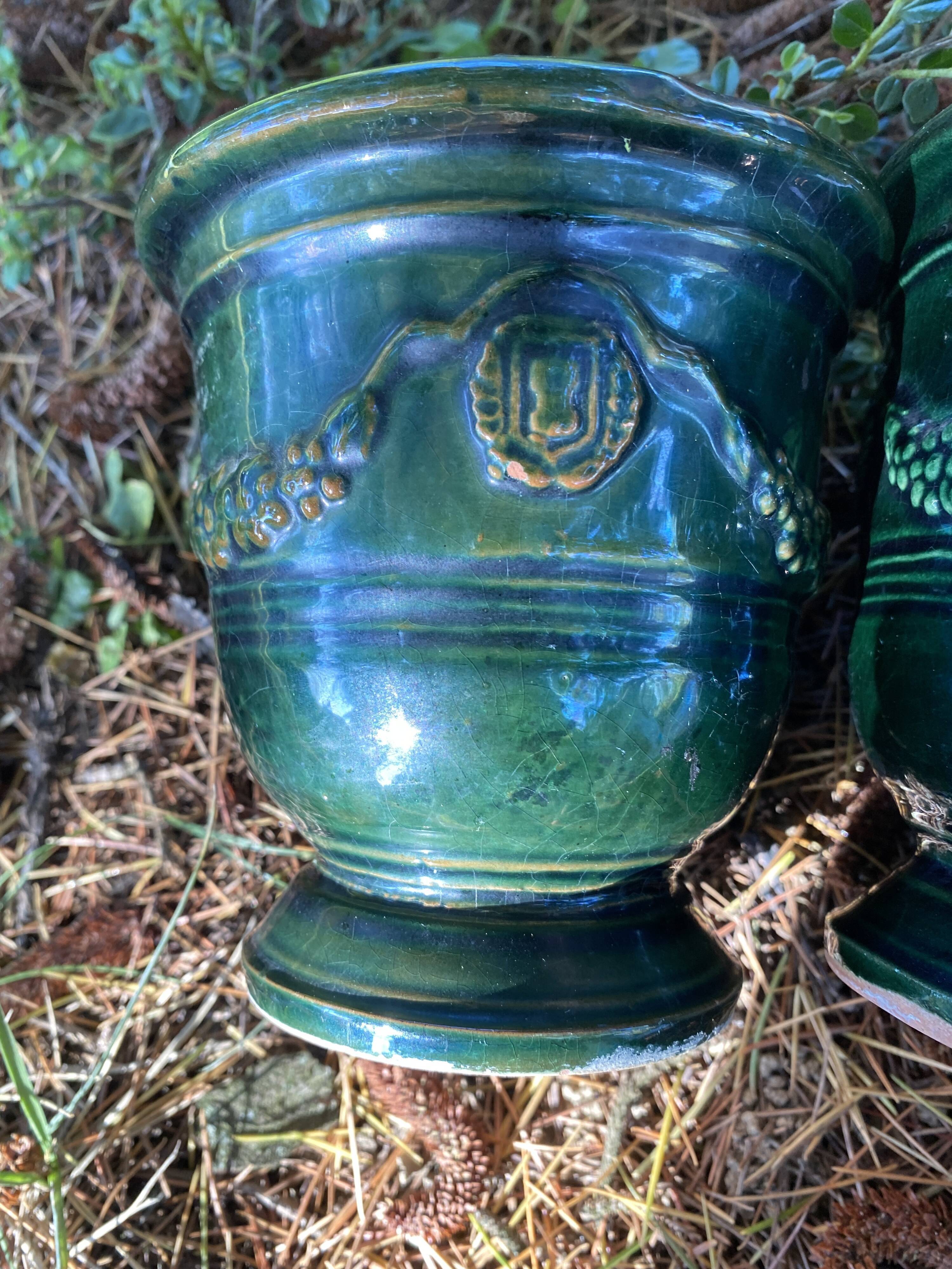 2 mini amphoras "Anduze"