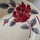 Mismatched plates in old earthenware