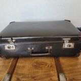 Antique cardboard suitcase