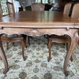 Dining table with extension