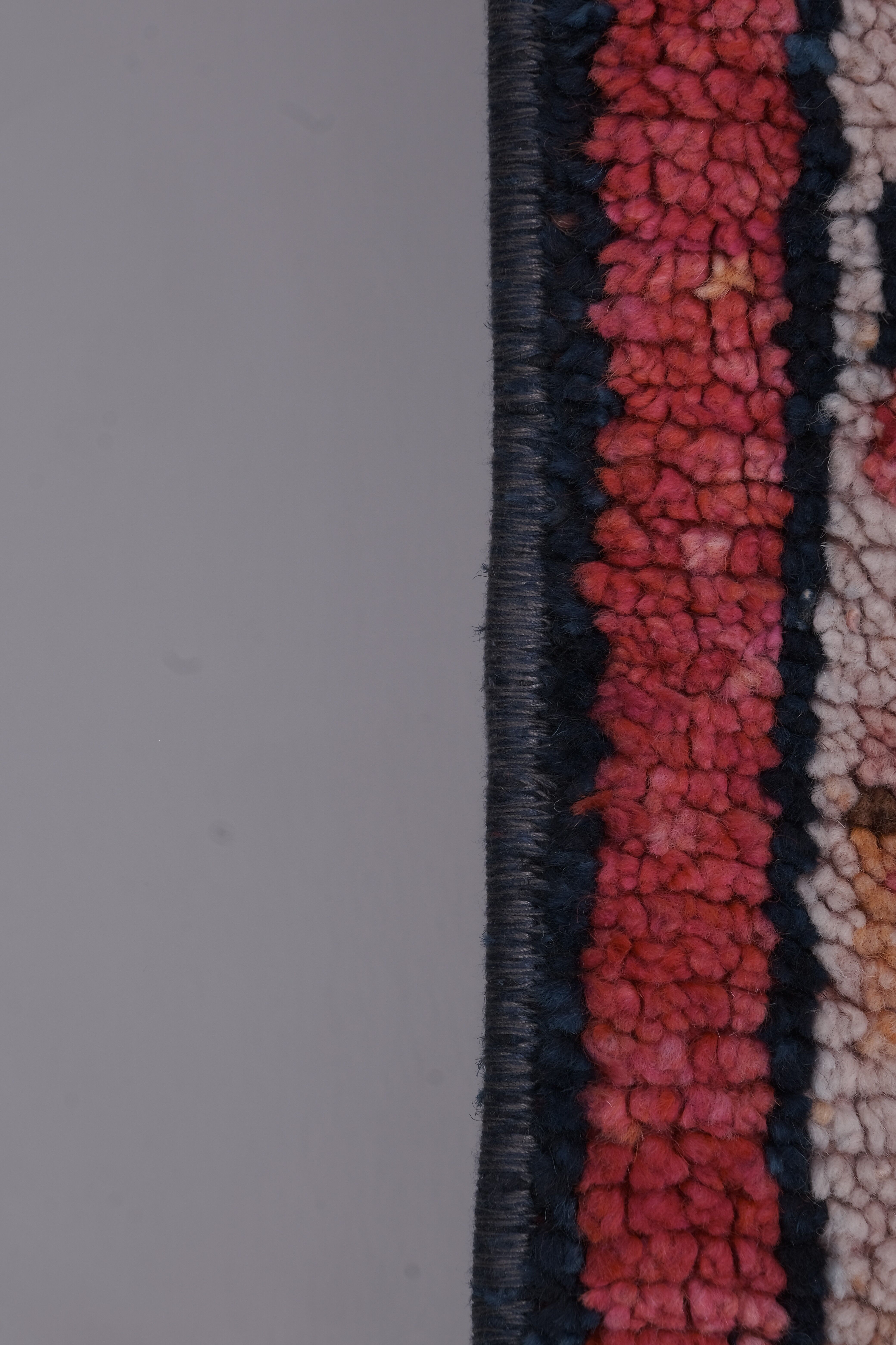 Vintage Turkish rug from Oushak, hand-woven 97x305 cm