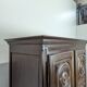 Solid oak carved wardrobe DLG Dudouyt