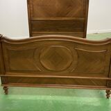 Walnut bed early 20th century