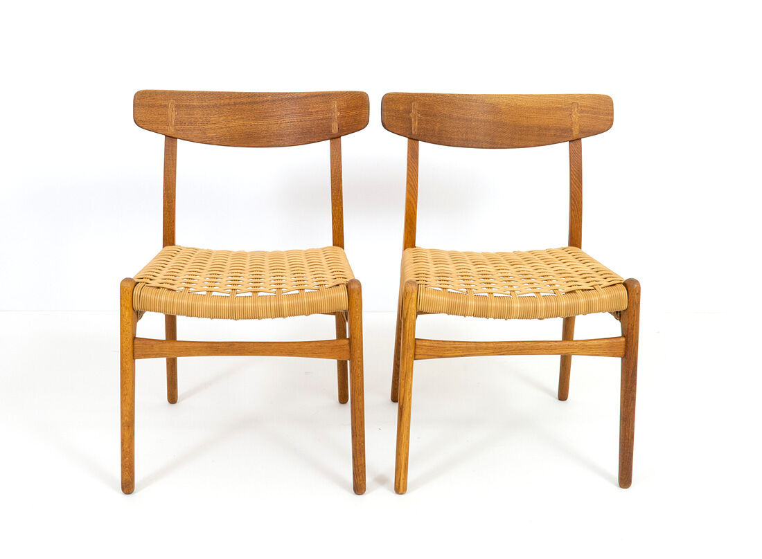 Chaises Ch23  par Hans J. Wegner pour Carl Hansen & Søn