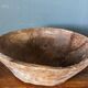 Monoxyl cup in carved wood 20th century popular art