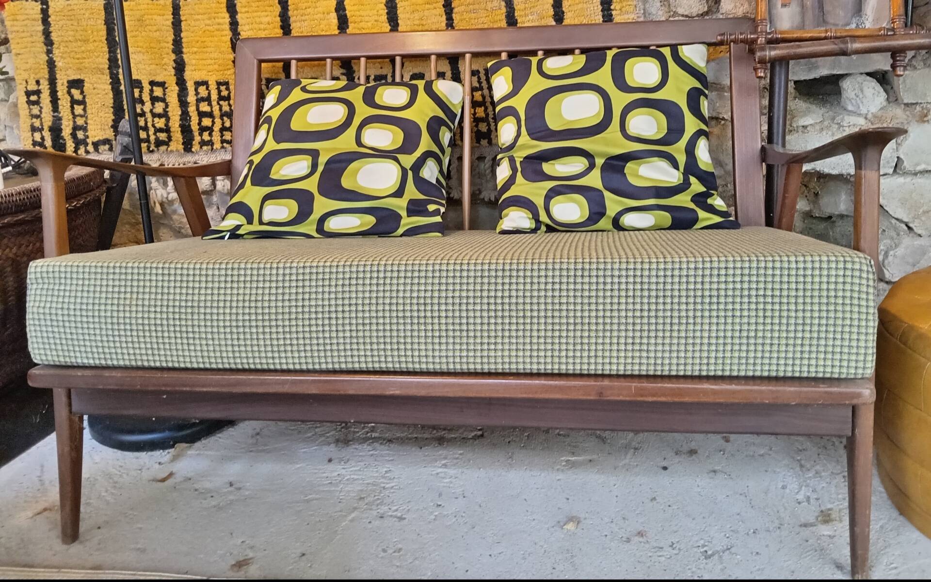 Scandinavian banquette style