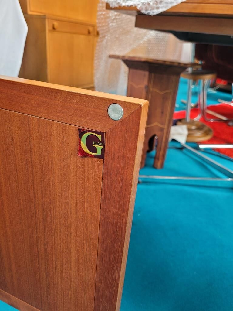 HI-FI G-Plan furniture, teak plated, from the late 70s