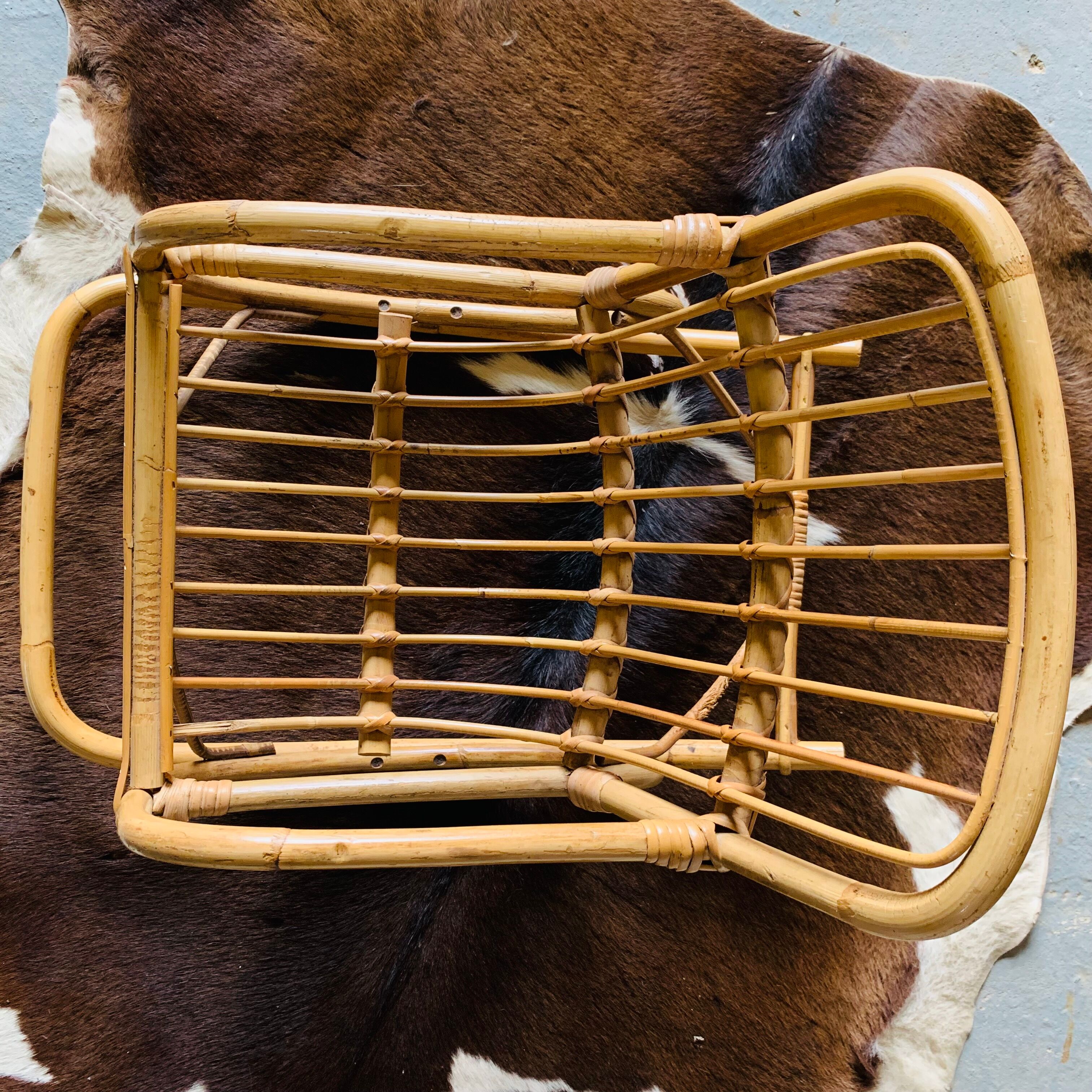 Children's rattan rocking chair