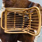 Rocking-chair en rotin enfant