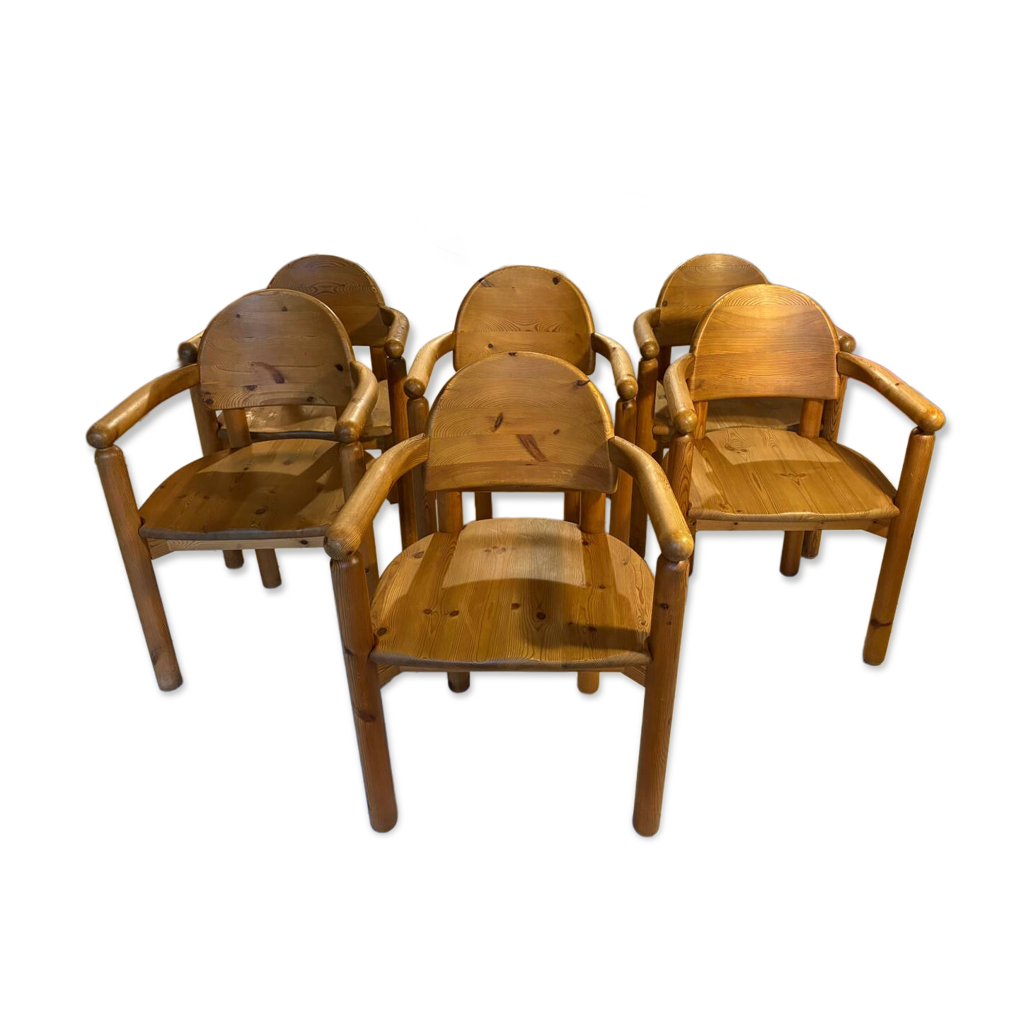 Set of 6 dining chairs by Rainer Daumiller