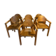 Ensemble de 6 chaises de salle à manger de Rainer Daumiller