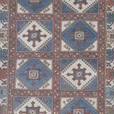 Handknotted wool turkish oushak rug 4'10" x 6'12"