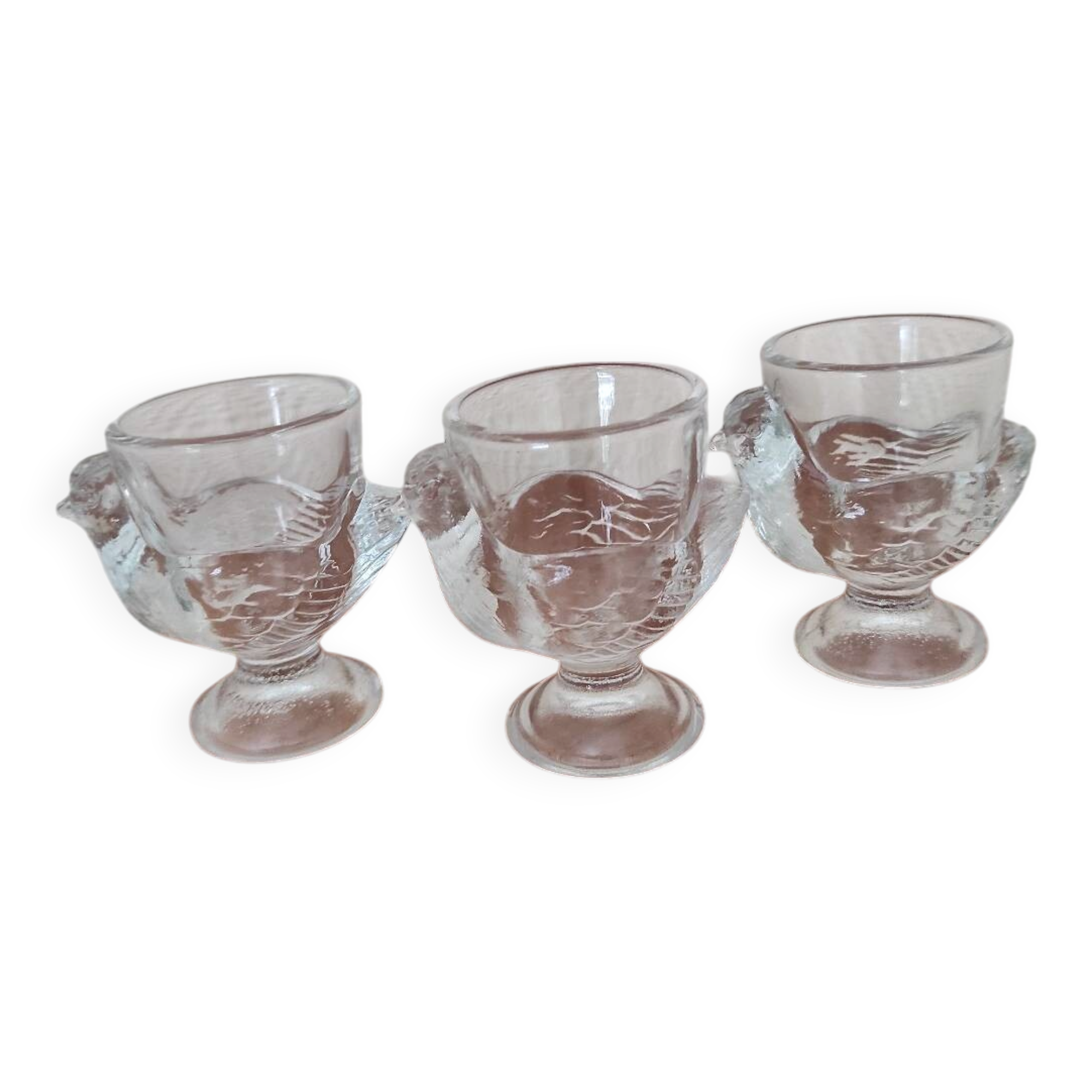 Set of 3 Chicken Egg Cups