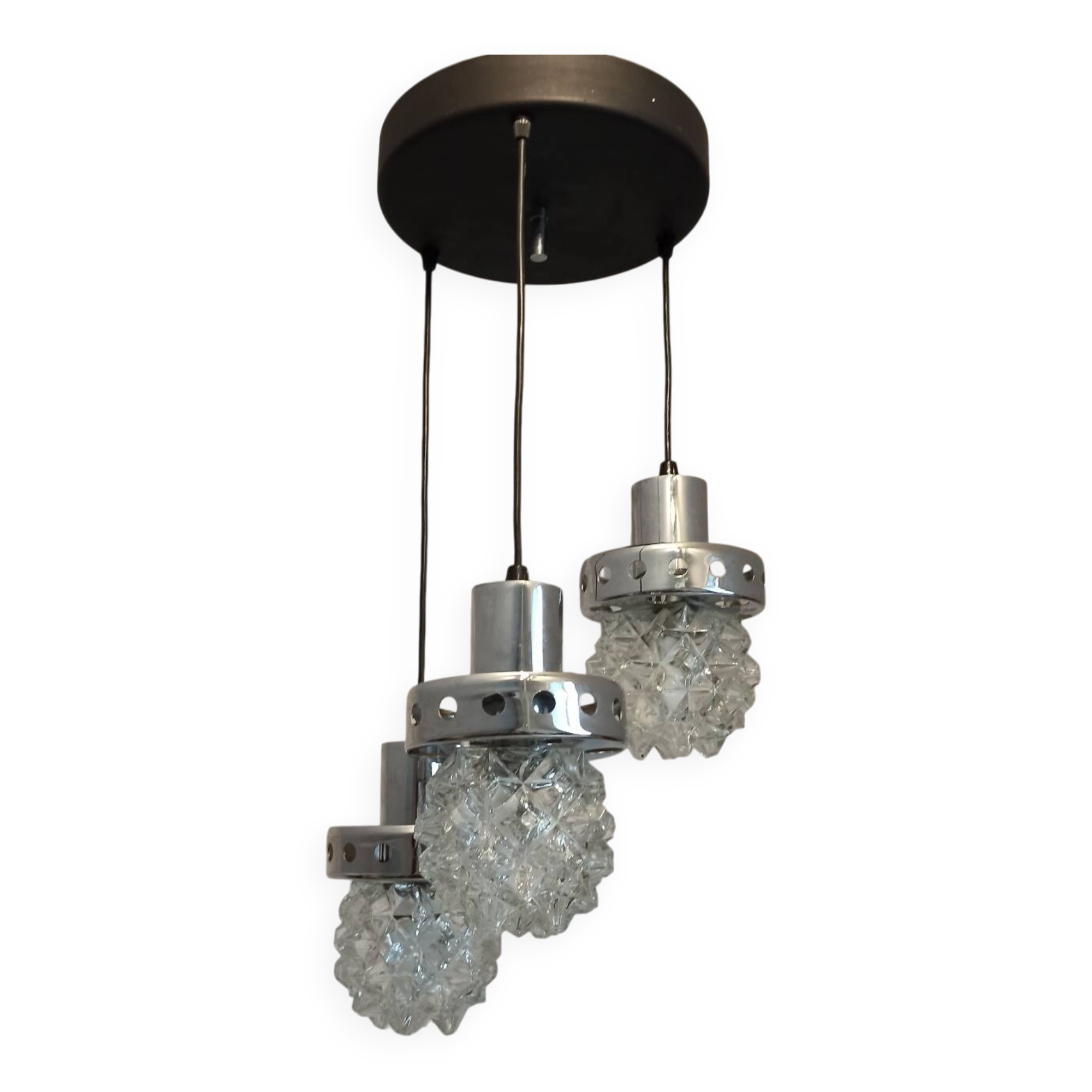 Vintage waterfall pendant light