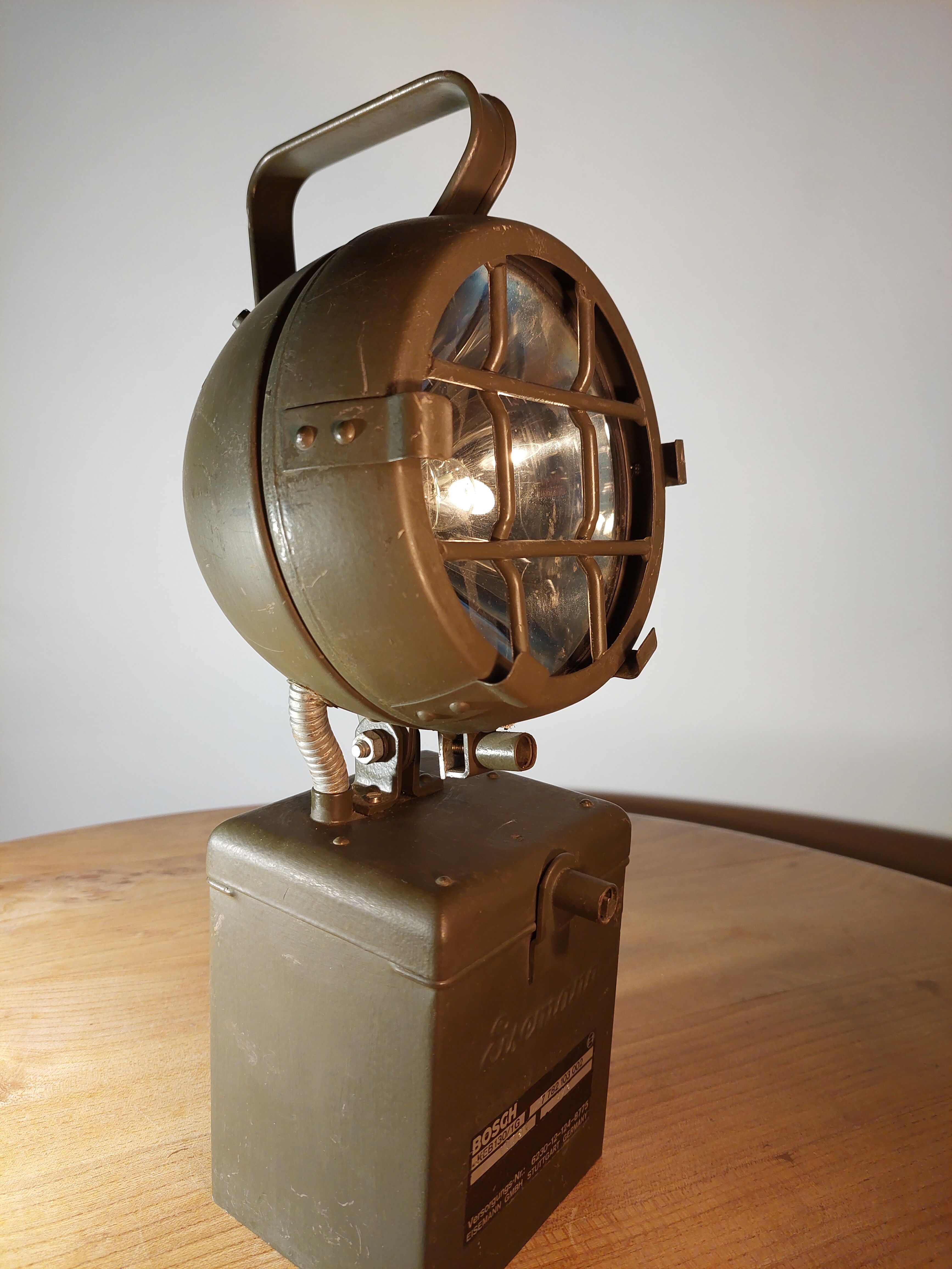 Eisemann iindustrial lamp 1966