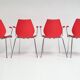 Set of 4 Maui Kartell chairs by Vico Magistretti, 1980s