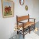 Banc en paille