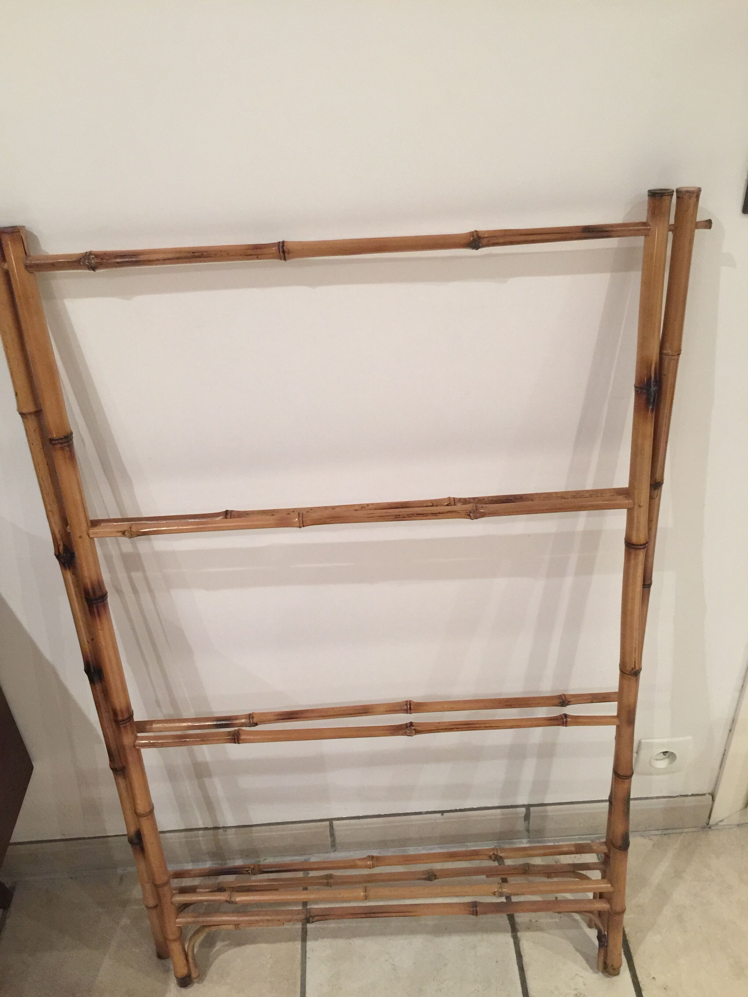 Trilogy of bamboo on display trays