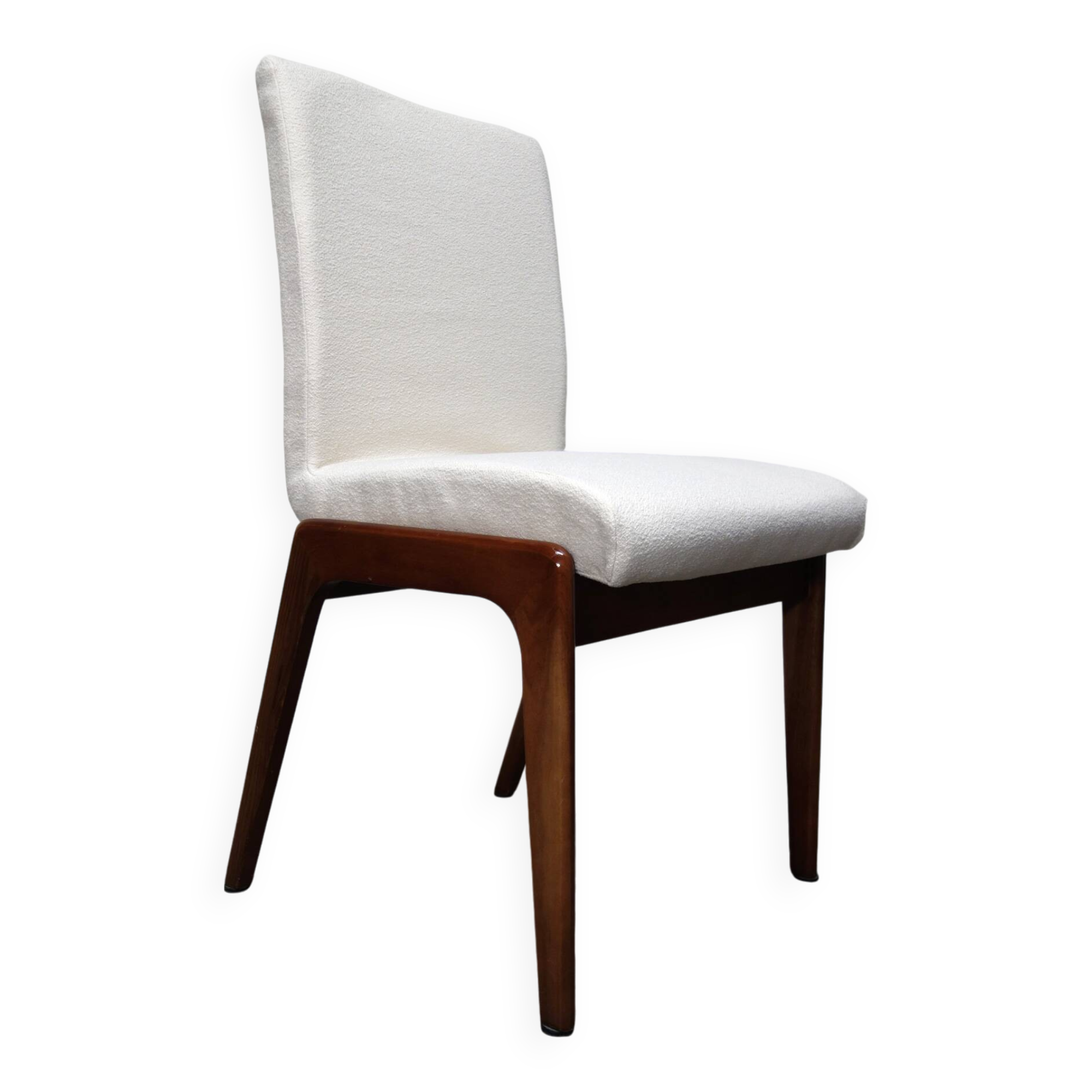 Paire de chaises scandinaves restaurées années 70