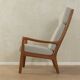 Senator armchair with stool, Ole Wanscher