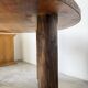 Round table 1950s constructivist walnut