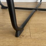 Black räane armchair by niels gammelgaard for ikea