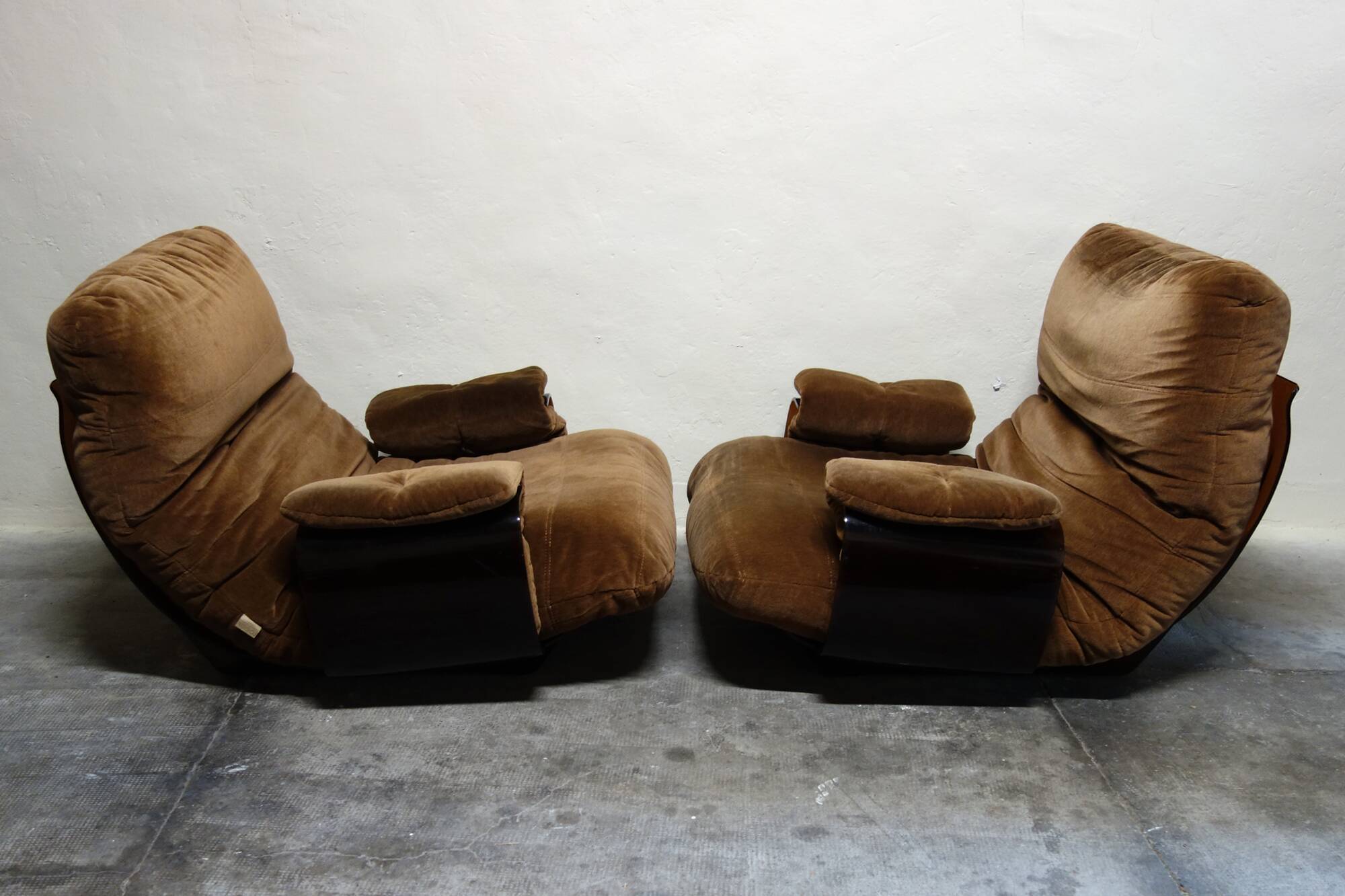 Pair of Marsala armchairs by Michel Ducaroy for Ligne Roset, 1970s