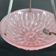 Basin, Molded Pressed Glass with Floral Motif, Silver-Plated Bronze Mount, 1930