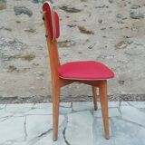 Lot of 6 Scandinavian chairs 50s