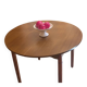 1970s wooden round table