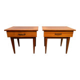 Pair of vintage bedside tables