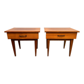 Paire de tables de chevet vintage