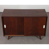 Dark oak chest of drawers designed by Jiri Jiroutek, model U-452, 1960
