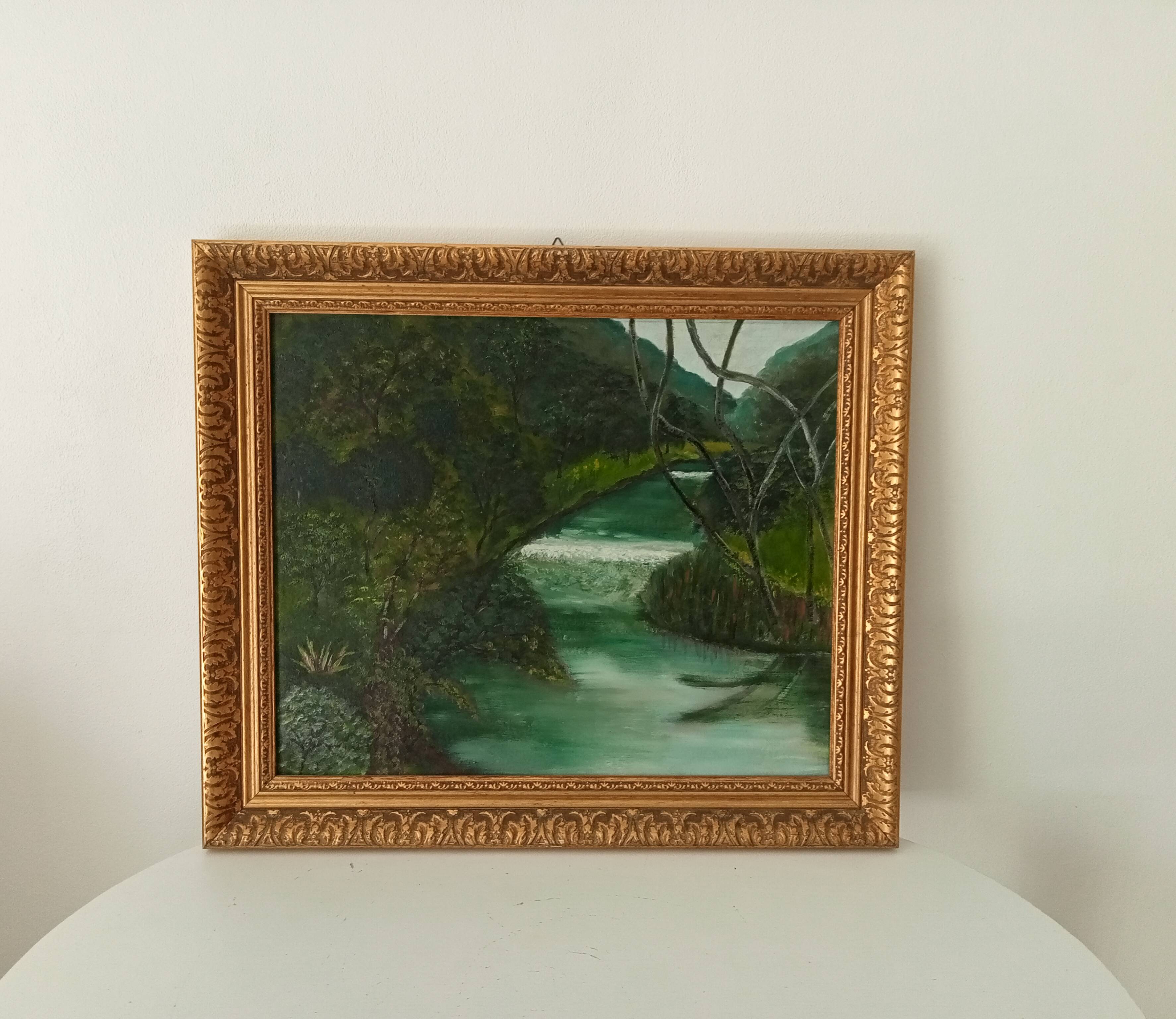 Oil painting by René Férréol Ringenbach "Val de Cusance"