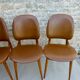 4 chaises Baumann, années 60