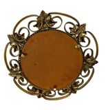 Vintage 'gold' sunburst mirror / mirror