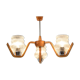 Mid-century Chandelier by Drevo humpolec,1970's.