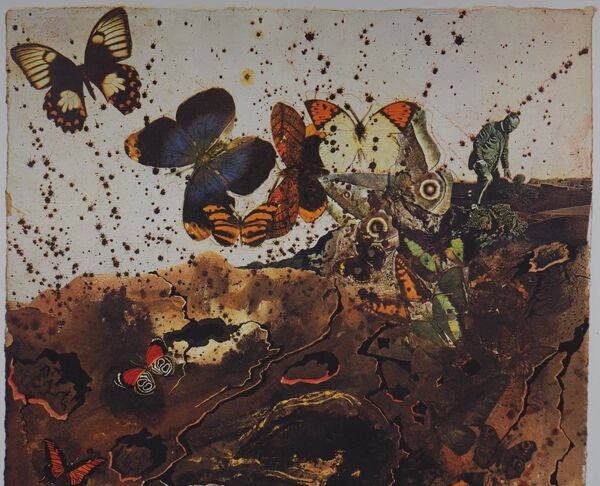 Salvador Dali : Auvergne, SNCF (Suite Papillon petit modèle), lithographie originale signée