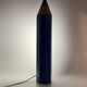 Michel Aroutcheff, postmodern blue Pencil table lamp, Ed. Vilac France 1980